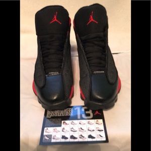 Jordan Retro 13” Bred Black True Red “